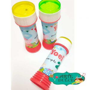 Pompero personalizado Peppa Pig con nombre y edad