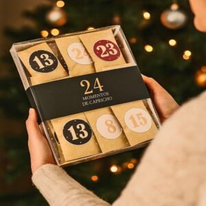 calendario de adviento para adultos 24 momentos de capricho con dulces y bombones