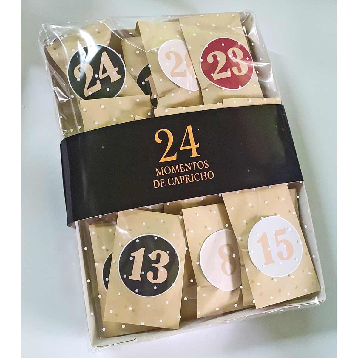 calendario de adviento para adultos 24 momentos de capricho con dulces y bombones