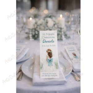 Marcapáginas Personalizados de Primera Comunión para Invitados