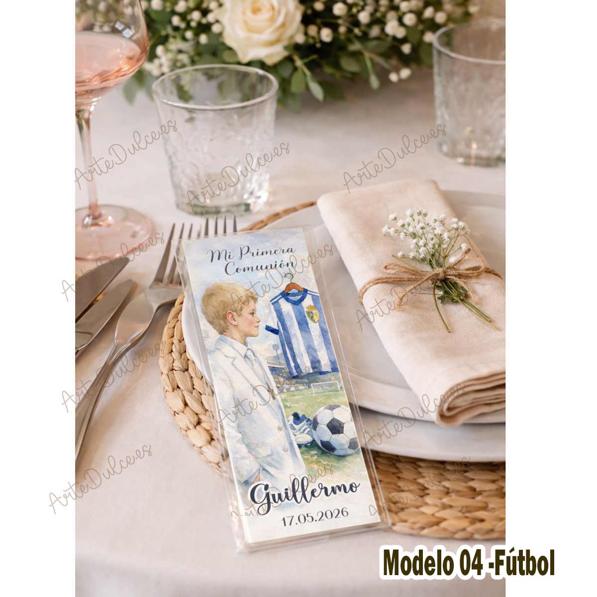 Marcapáginas Personalizados de Primera Comunión para Invitados - Imagen 7