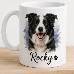 Taza personalizada perro Border Collie